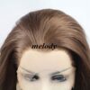 24" Long Wavy Synthetic Lace Front Wig with Natural Hairline in Stunning 6# Brown Color 🌟👩‍🦰