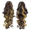 2-Inch Short Screw Curls Claw Clip Ponytail Extensions