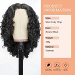 Short Curly Afro Wig for Black Women - Shoulder Length Bob Wig for Effortless Style with Heat-Resistant Synthetic Fiber