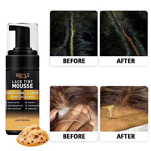 Perfectly Blend Your Lace with Lace Tint Hair Mousse - Premium Melt Set for Natural-Looking Wigs
