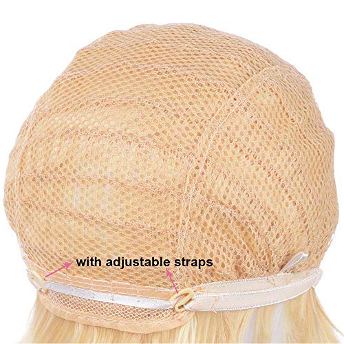 S-noilite Linen Blonde Anime Cosplay Wig for Women and Men - Playful Short Fluffy Style for Halloween Costume Perfection!