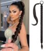 Chocolate Brown Clip-In Hair Extensions - 4PCS Thick Hairpieces 20 Inch