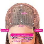 BEULADY 4x4x1 Curly Bob Wig - Pre Plucked Human Hair Lace Closure, 12 Inch for Effortless Chic Styles