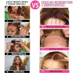 TXIXS 26 Inch Wear and Go Ombre Lace Front Wig - Glueless, Pre-Plucked, and Perfect for Effortless Style