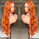 Sunshine Vibes with Ginger Wig - 30 Inch Long Body Wave Lace Front Wig, Glueless and Beginner-Friendly, Perfect for Everyday Glam