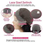 18-Inch HD Curly Lace Front Wig - Soft Water Wave Human Hair for Glamorous Occasions