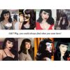 Vintage Rockabilly Short Black Wig - Authentic 1940s Style with Bettie Page Bangs for Cosplay & Daily Retro Glam