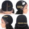Style Icon Dark Brown Wig - Shoulder Length Ombre Lace Wig with Curly Waves, Middle Part Lace Front Synthetic Wig (13 Inches, 4) - Natural Beauty for Every Occasion 🌈💁‍♀️