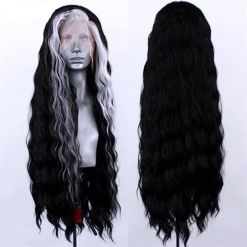 Long Brown Wavy Lace Front Wigs - Natural Hairline, Perfect for Daily Use
