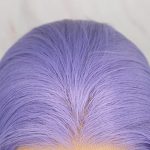 Purple Hair Lace Front Wig Long Straight 13x3 Synthetic Wigs with Free Part Heat Resistant Replacement with Natural Hairline For Black Women