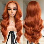 Ginger Orange Body Wave Lace Front Wig - Effortless Beauty for Black Women