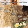 NAYOO Clip in Hair Extensions - Transform Your Look with 20 Inch Long Wavy Curly Blonde Mix Bleach Blonde Hairpieces, 6PCS for Instant Volume