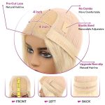 SUPSYOUSF 16 Inch Glueless Body Wave Lace Front Wig - Effortless Style Ready in Seconds with Precut HD Lace Closure