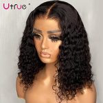 18-Inch Curly Wave Lace Frontal Wigs: HD Transparent Lace, Pre-Plucked, and 150% Density for Irresistible Beauty