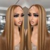 ZAVIDE's 30 Inch Honey Blonde HD Lace Front Wig - Ready-to-Wear Glamour and Heat-Resistant Elegance