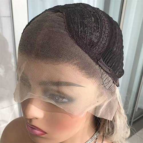 QDBOWIN's Highlight Ash Blonde Body Wave Lace Front Wig: Experience the Perfect Blend of Comfort and Glamour