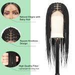 24" Knotless Braided Lace Wig for Women