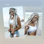 VCKOVCKO Solid White Jumbo Braiding Hair - 3 Bundles for Chic and Timeless Twist Braids
