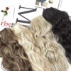 Hair Game with 4Pcs Clip-In Hair Extensions - Effortless Volume and Length in Chocolate Brown Mixed Honey Blonde