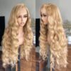 LOLYDEER's 32-Inch Honey Blonde Lace Front Wig – Pre-Plucked, HD Lace, and Gorgeous Loose Wave