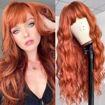 Fugady Copper Red Wigs – Heat Resistant, Chemical-Free, and Comfortable for Everyday Glam