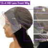 Yarmece's 14 Inch Straight Bob Lace Front Wig - 180% Density Brazilian Virgin Human Hair for a Natural Look