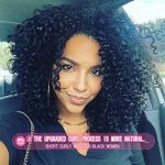 Natural Black Curly Wigs for Black Women - Full Kinky Afro Hair Wig with Bangs, Perfect for Every Occasion