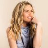 Madison Braids Butterfly Headband - Your Style with a Natural Looking Dirty Blonde Synthetic Hair Extension