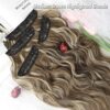 QGZ Clip-in Long Wavy Hair Extensions - 20 Inch Synthetic Marvel for Thicker, Fuller Hair
