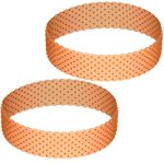 Dark Brown Silicone Grip Wig Bands 2-Pack - Adjustable