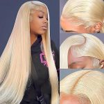 Blonde Glory with 180% Density 613 Lace Front Wig - 28 Inch Straight Beauty with HD Lace