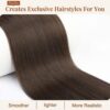 Transform Your Look with 26-Inch Dark Chocolate Brown Synthetic Drawstring Ponytail Extension - Natural Softness for Effortless Style