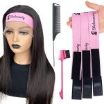 Lace Melting Band 5-Piece Set - Adjustable Wig Elastic Band for Seamless Wig Install, Edges Wrapping, and Salon-Style Perfection