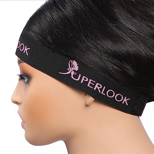 SUPERLOOK Elastic Bands – Adjustable Lace Melting Bands for Effortless Edges and Natural Looks (6pcs/pack)