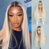 X-TRESS Blond Glueless Lace Front Wigs - Pre Plucked, Pre Cut, and Stunning 13x4x1 HD Lace