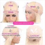 Blonde Glory with 180% Density 613 Lace Front Wig - 28 Inch Straight Beauty with HD Lace