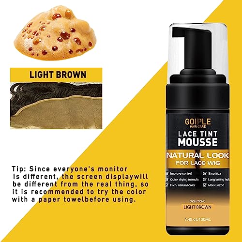 Perfectly Blend Your Lace with Lace Tint Hair Mousse - Premium Melt Set for Natural-Looking Wigs