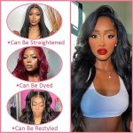 Towouu 18 Inch Body Wave HD Lace Closure Wig: Effortless Wear and Go Glueless Wig for Beginners with 5x5 Closure - Pre Plucked and Upgraded Styling!
