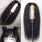 Crowning Glory Unleashed: ALLRUN 4x4 HD Lace Curly Human Hair Wig (16 Inch)