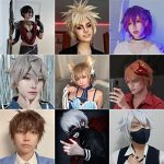 Gairyan Short Light Brown Cosplay Wig for Unisex Anime Costume Fun