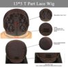 Dark Brown Long Wavy T-Part Lace Front Wig - 26inch Heat Resistant Synthetic Elegance for Natural Beauty 🌟💃