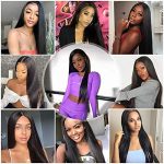 Brazilian Straight Human Hair Lace Front Wigs - 4x4 Closure Elegance at 24 Inches