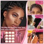 Wig Kit for Lace Front Wigs - 21 PCS, Including HD Wig Caps, Lace Melting Band, and Styling Tools