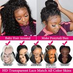 Deep Wave Lace Front Wigs - Experience Natural Beauty with 100% Unprocessed Brazilian Virgin Human Hair
