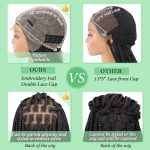 24" Knotless Braided Lace Wig for Women