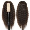 28-Inch Brown Curly Lace Front Wig - Synthetic Deep Wave Wig with 4" Fake Scalp for Natural Elegance 🌊👩‍🦱