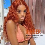 Ginger Bundles: Experience the Bold Beauty of Burnt Orange 350 Deep Wave Human Hair!