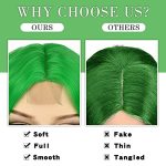 Green Wig Long Wavy - 24 Inch Synthetic Beauty for Unforgettable Cosplay and Halloween Looks