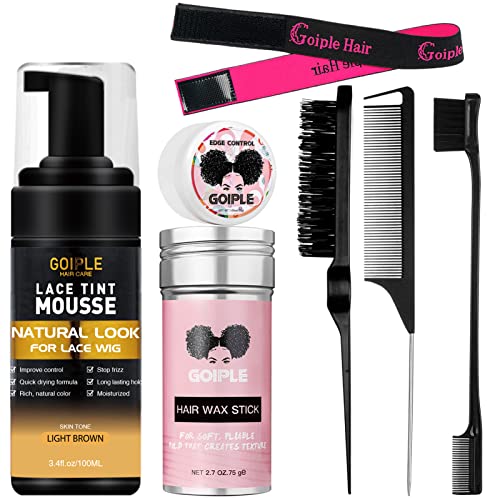 Perfectly Blend Your Lace with Lace Tint Hair Mousse - Premium Melt Set for Natural-Looking Wigs