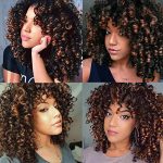 14 Inch Shoulder-Length Kinky Curly Wig with Bangs - T2-30 Synthetic Wig for Black Women, Perfect for Every Occasion